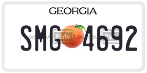 SMG4692  license plate in GA