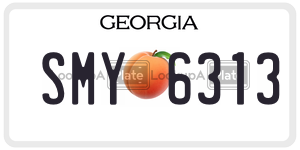 SMY6313  license plate in GA