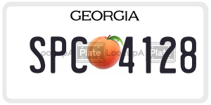 SPC4128  license plate in GA