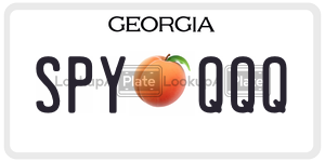 SPYQQQ  license plate in GA
