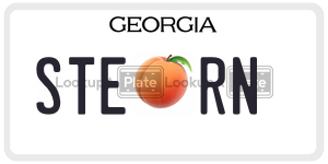 STERN license plate in Georgia
