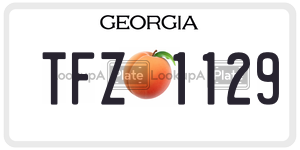 TFZ1129 license plate in Georgia