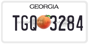 TGQ3284 license plate in Georgia