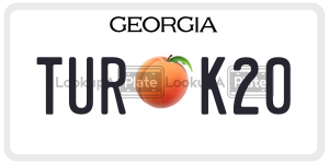 TURK20  license plate in GA
