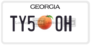 TY50H  license plate in GA