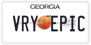 VRYEPIC  license plate in GA