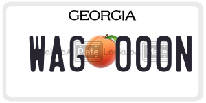 WAG000N  license plate in GA