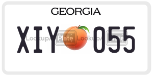 XIY055 license plate in Georgia