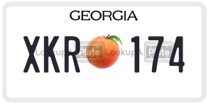 XKR174 license plate in Georgia