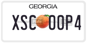 XSC00P4  license plate in GA