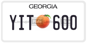 YIT600  license plate in GA
