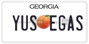 YUSEGAS license plate in Georgia