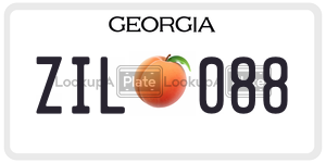 ZIL088  license plate in GA