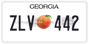 ZLV442  license plate in GA