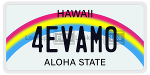 4EVAM0  license plate in HI