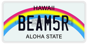 BEAM5R  license plate in HI