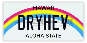DRYHEV  license plate in HI