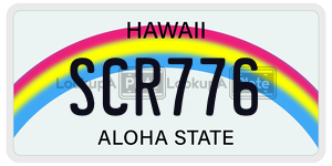 SCR776  license plate in HI
