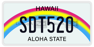 SDT520  license plate in HI