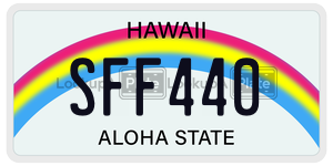 SFF440  license plate in HI