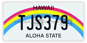 TJS379  license plate in HI