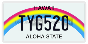 TYG520  license plate in HI