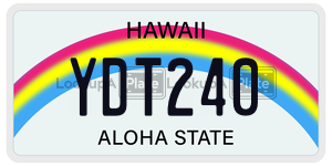 YDT240  license plate in HI