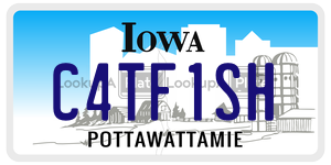 C4TF1SH  license plate in IA