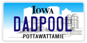 DADPOOL  license plate in IA