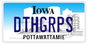 DTHGRPS  license plate in IA