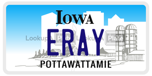 ERAY  license plate in IA