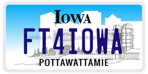 FT4IOWA  license plate in IA