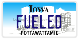FUELED  license plate in IA
