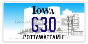 G30  license plate in IA