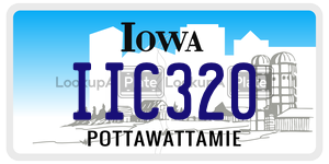 IIC320  license plate in IA