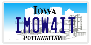 IMOW4IT  license plate in IA
