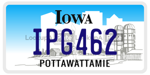 IPG462  license plate in IA