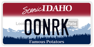 00NRK  license plate in ID
