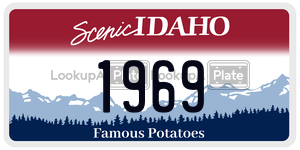 1969  license plate in ID