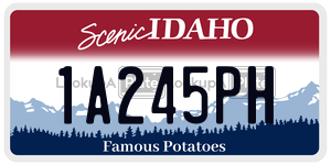 1A245PH  license plate in ID