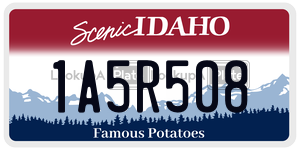 1A5R508  license plate in ID