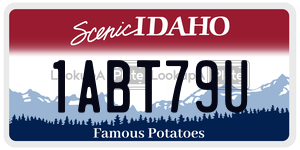 1ABT79U  license plate in ID