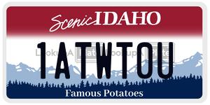 1ATWT0U  license plate in ID