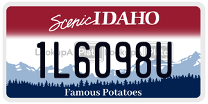 1L6098U  license plate in ID
