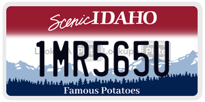 1MR565U  license plate in ID