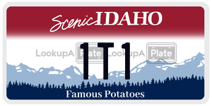 1T1  license plate in ID