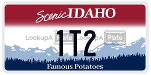 1T2  license plate in ID