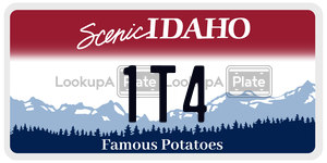 1T4  license plate in ID