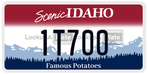 1T700  license plate in ID