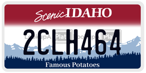 2CLH464  license plate in ID